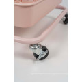 Spa Facial Salon Trolley Kitchen Storage Pink Color Rack Rolling Cart Utility Organizer